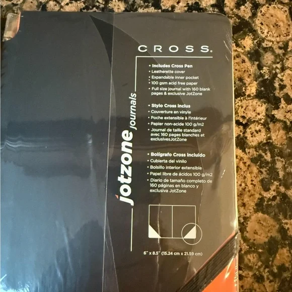 Cross Pen and Jotzone Journal Set black and orange. - Picture 2 of 5